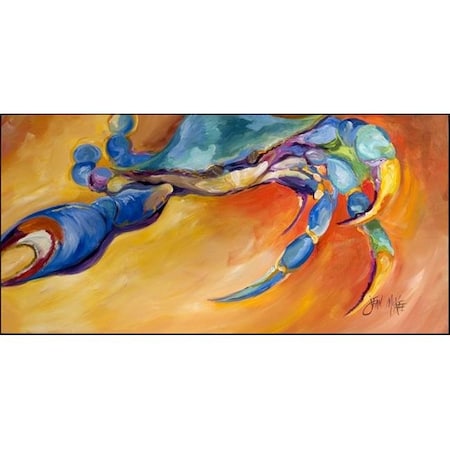 Carolines Treasures Carolines Treasures JMK1332HRM2858 Blue Crab Orange Indoor & Outdoor Runner Mat; 28 x 58 in. JMK1332HRM2858